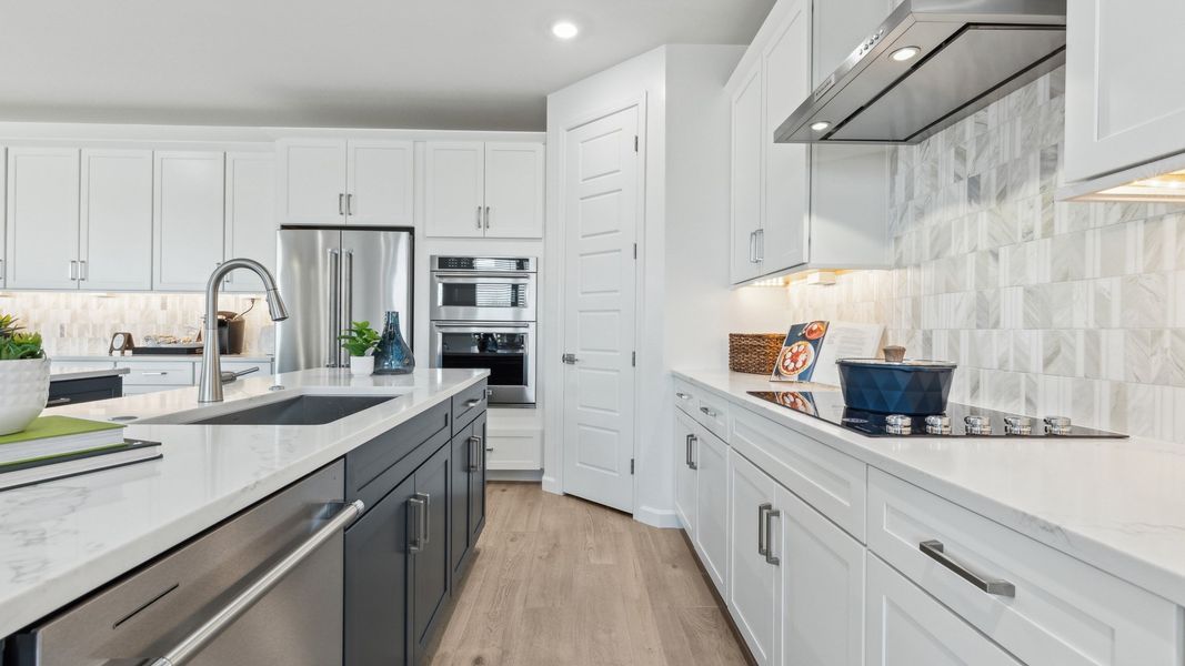 Representative furnished interior of a home built from the Miraval by D.R. Horton in The Ridge at Stone Butte, Phoenix (Image 27).