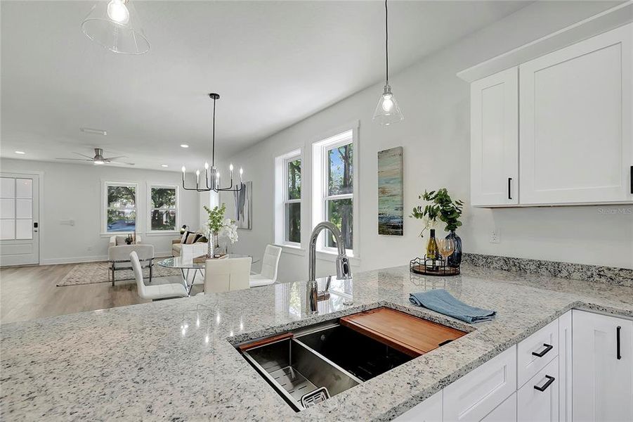 Furnished interior view inside a new home in , Tampa (Image 30). Furnished interior view inside a new home in , Tampa (Image 30).