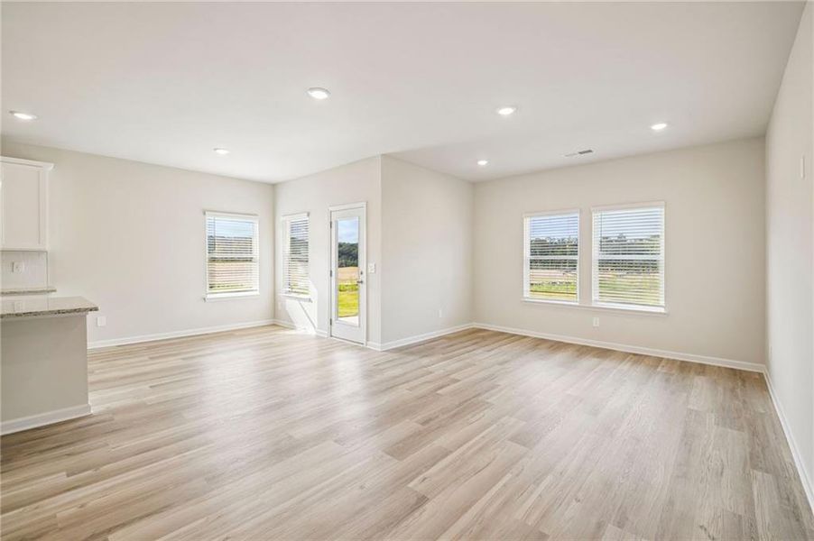 Spacious, unfurnished interior of a new home in Northwoods at Mirror Lake, Villa Rica (Image 24). Spacious, unfurnished interior of a new home in Northwoods at Mirror Lake, Villa Rica (Image 24).