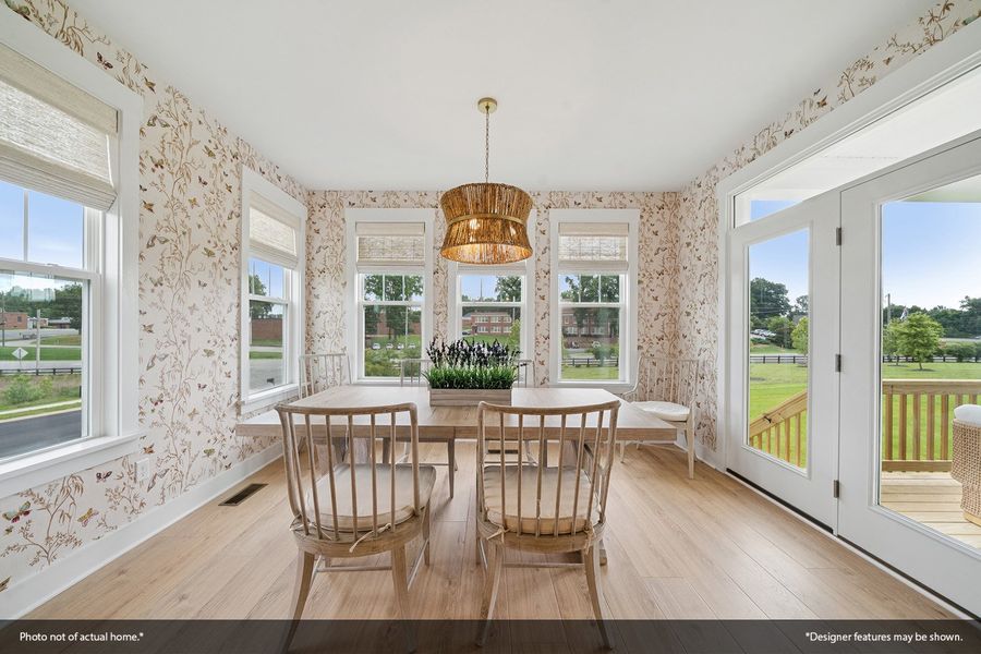 Furnished interior view inside a new home in Hendrix Farms, Lexington (Image 8).