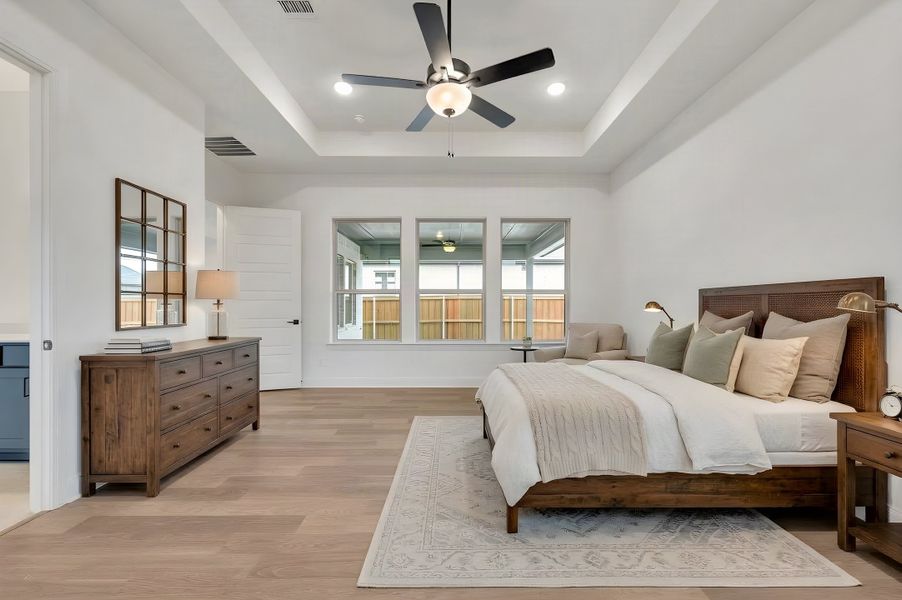 Furnished interior view inside a new home in Elements at Viridian - Traditional Series, Arlington (Image 6).