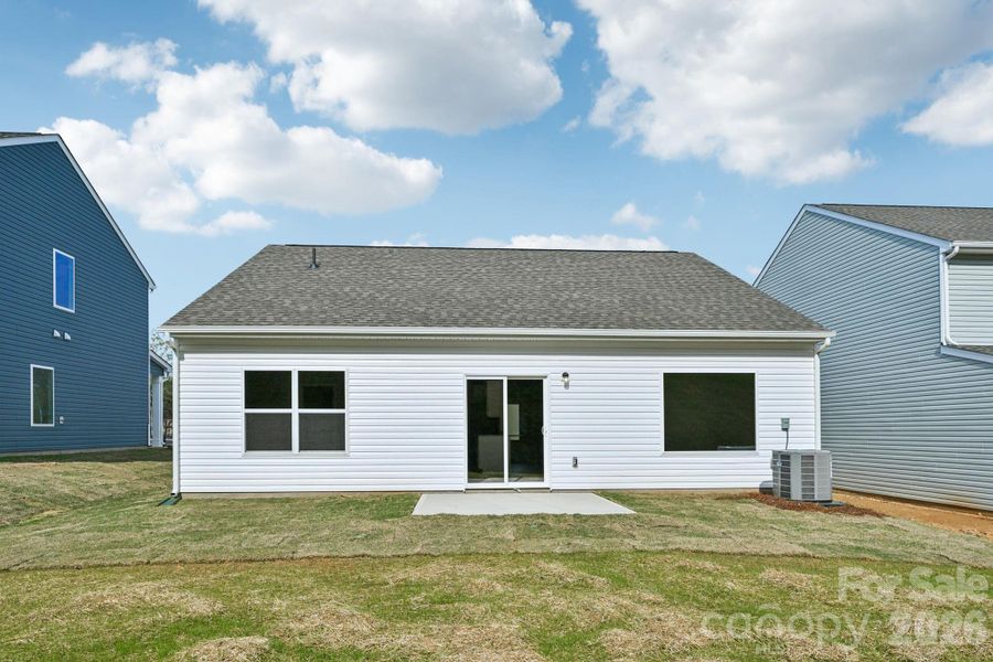 Exterior details and patio area of a home in Willow Estates, Shelby (Image 20).