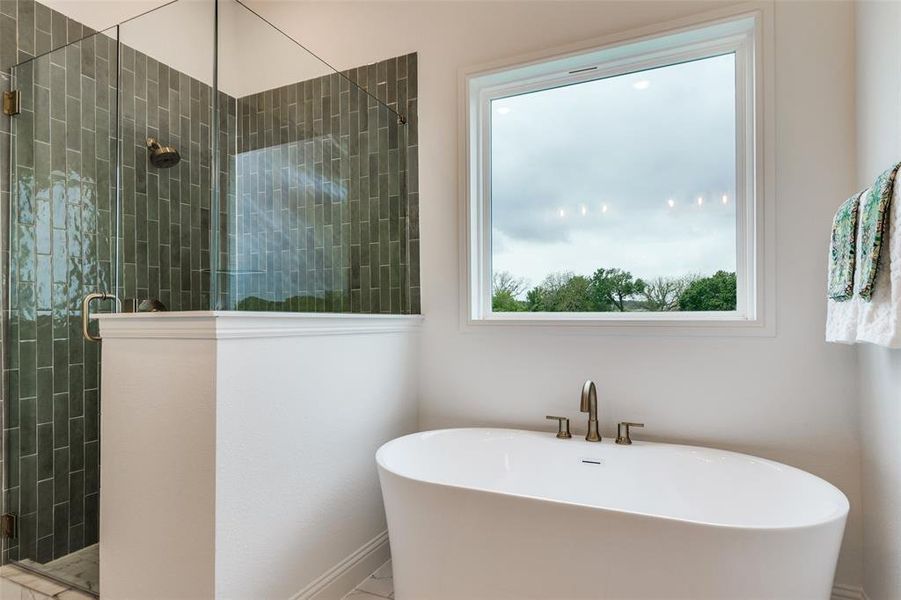 Furnished interior view inside a new home in Reserves at Trinity, Willow Park (Image 7).