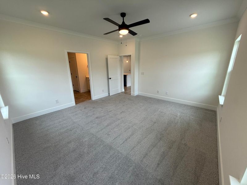 Spacious, unfurnished interior of a new home in Wood Creek Landing, Leland (Image 30). Spacious, unfurnished interior of a new home in Wood Creek Landing, Leland (Image 30).