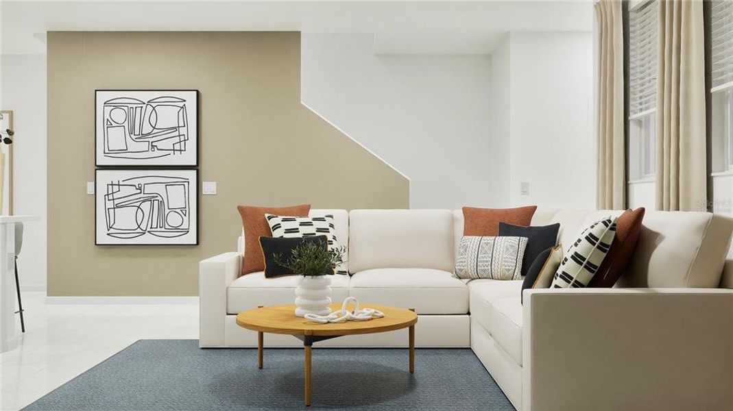 Furnished interior view inside a new home in , Dundee (Image 5). Furnished interior view inside a new home in , Dundee (Image 5).