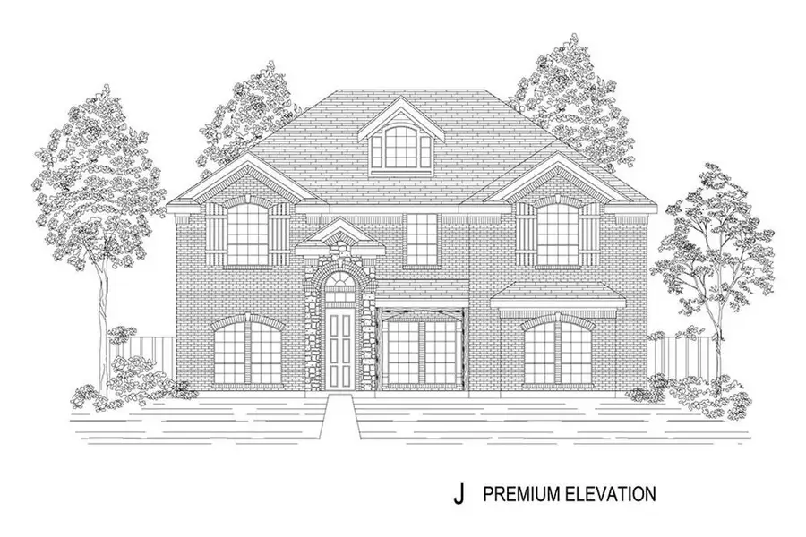Representative rendering of the exterior for the Stonehaven 45 2R-CW by First Texas Homes (Image 18). Representative rendering of the exterior for the Stonehaven 45 2R-CW by First Texas Homes (Image 18).