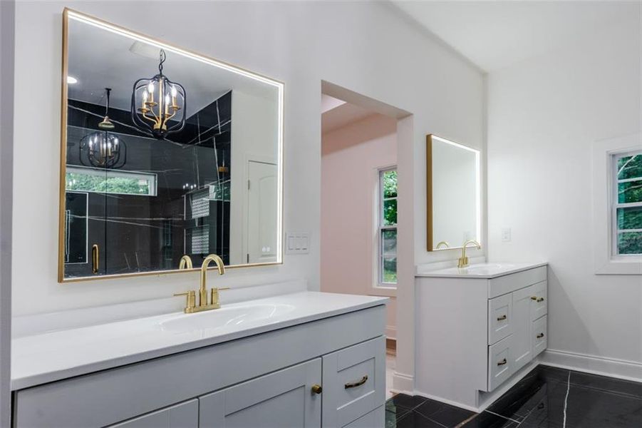 Furnished interior view inside a new home in , Stockbridge (Image 12).