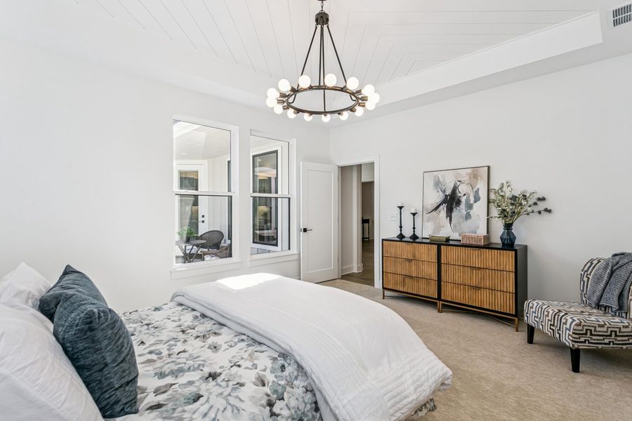 Furnished interior view inside a new home in The Courtyards at The Moorings, Wichita (Image 11).