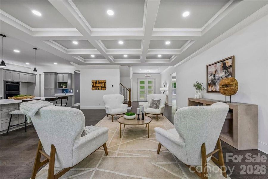 Furnished interior view inside a new home in , Waxhaw (Image 41).
