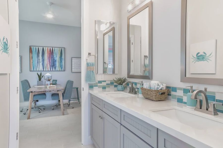 Furnished interior view inside a new home in Bellero Estates, Queen Creek (Image 13).