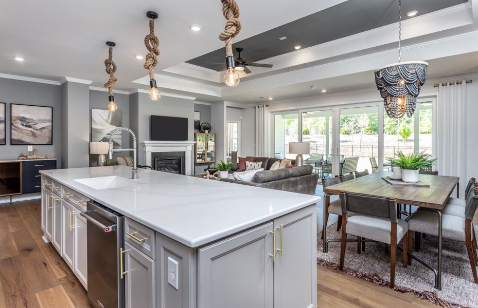 Furnished interior view inside a new home in Carolina Overlook, Clayton (Image 10).