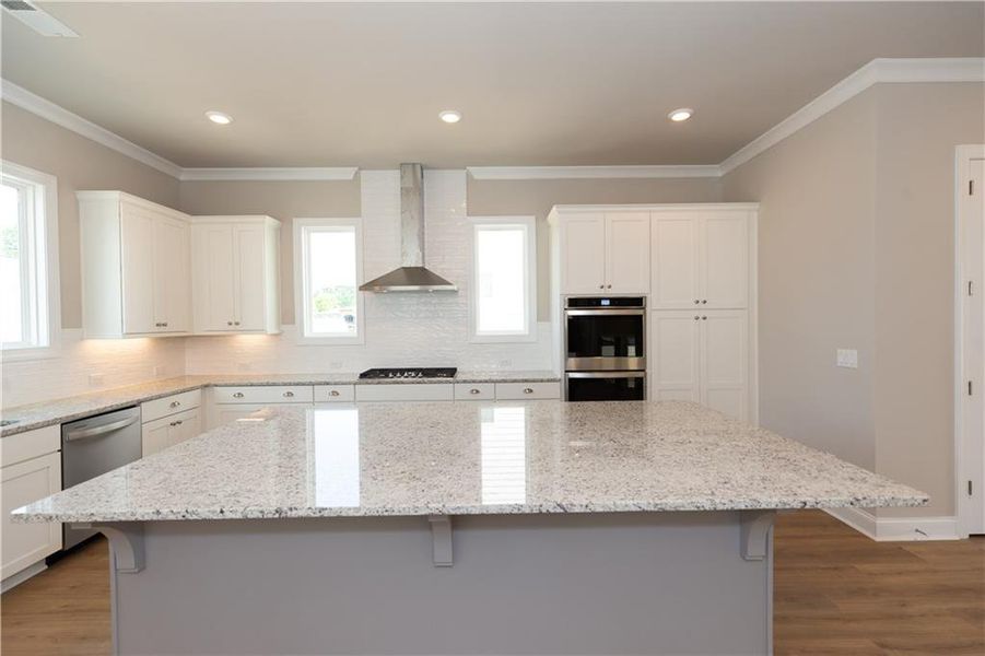 Furnished interior view inside a new home in Waterside Single Family, Peachtree Corners (Image 11). Furnished interior view inside a new home in Waterside Single Family, Peachtree Corners (Image 11).