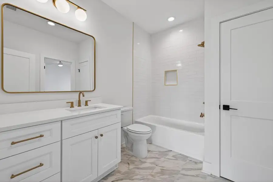 Furnished interior view inside a new home in Skyview On Broad, Sugar Hill (Image 56). Furnished interior view inside a new home in Skyview On Broad, Sugar Hill (Image 56).