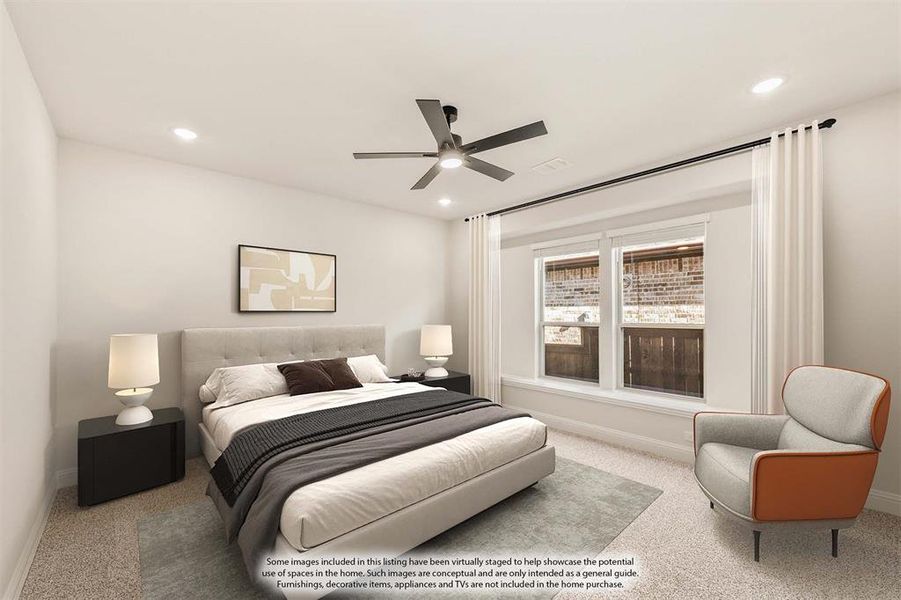 Furnished interior view inside a new home in Silo Mills, Joshua (Image 19).