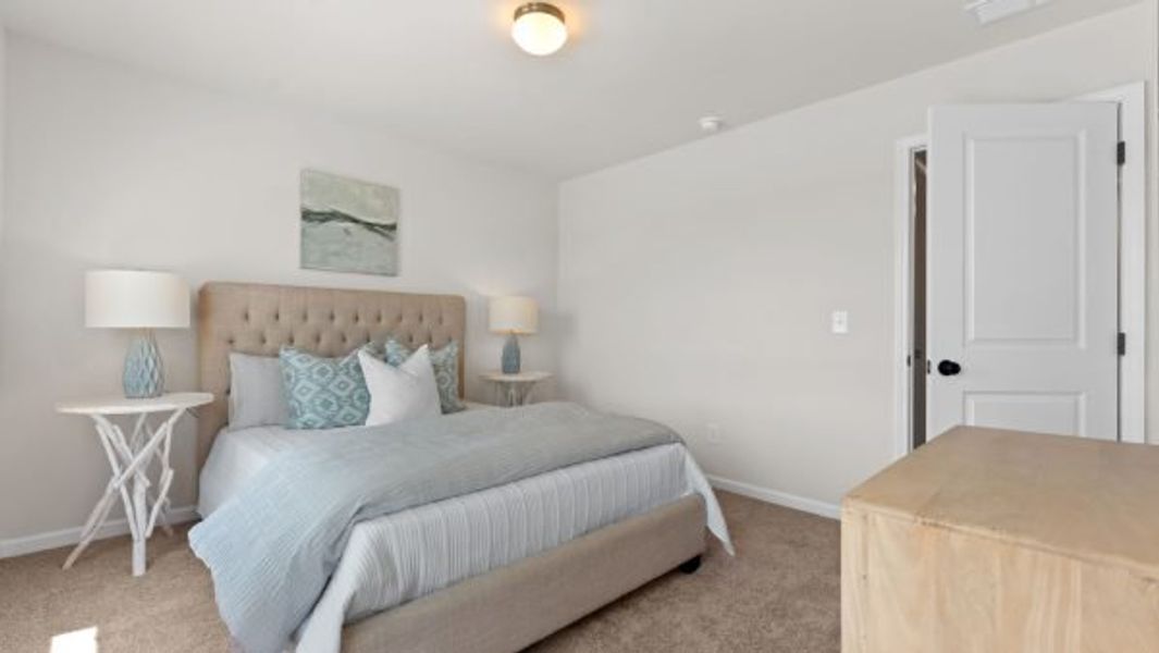 Representative furnished interior of a home built from the Kinsley by Piedmont Residential in Magnolia Trace, Flowery Branch (Image 15).