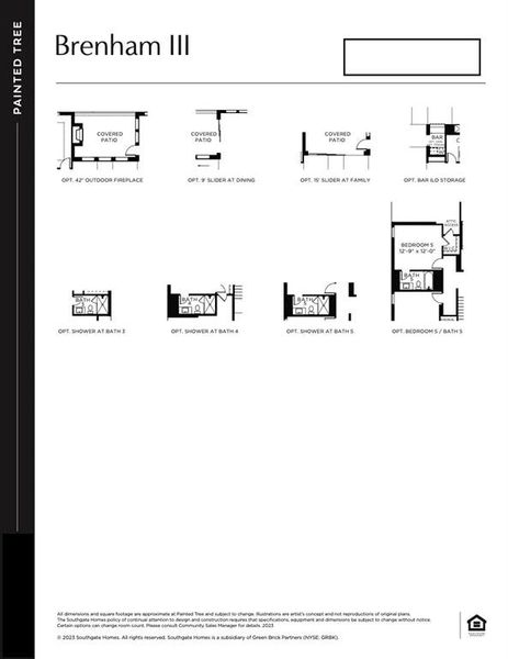 This lovely home features elevation B, optional slider at Family, 5th bed & bath plus so much more!