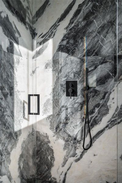 Close-up of interior finishes inside a home in , Miami Beach (Image 20).