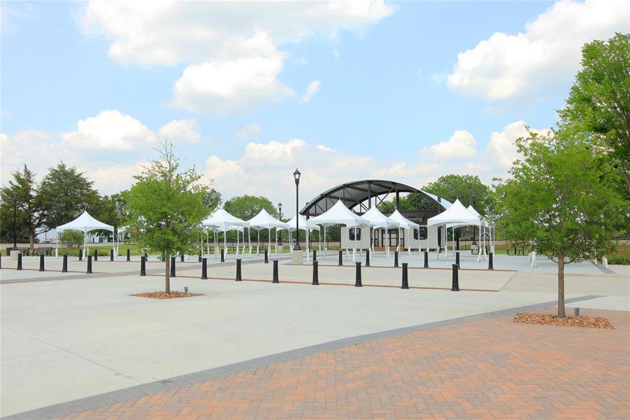 View of community with a gazebo