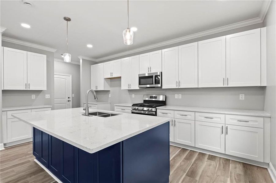 Furnished interior view inside a new home in , Douglasville (Image 11).