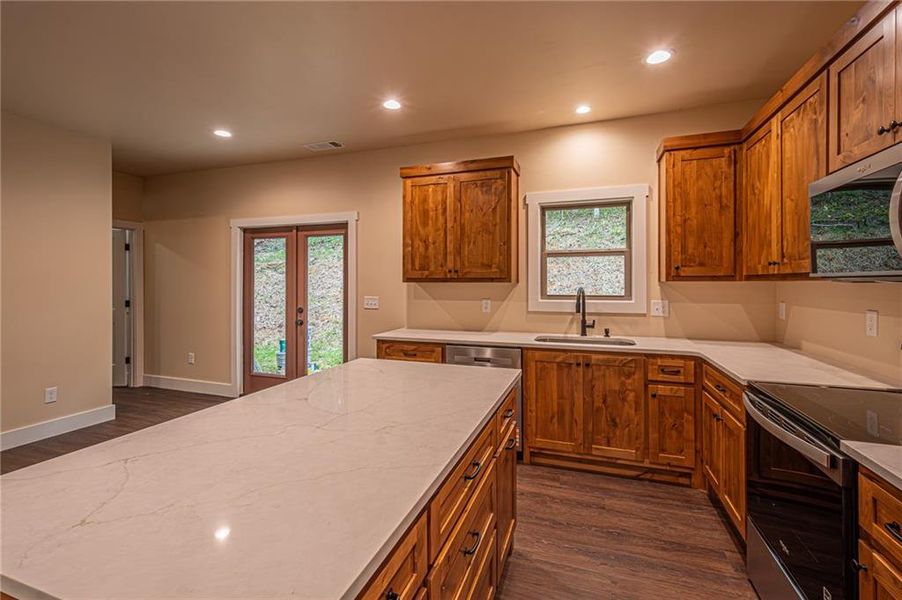 Furnished interior view inside a new home in , Dahlonega (Image 17).