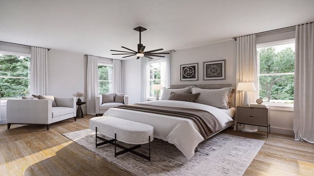 Furnished interior view inside a new home in The Garrison, Ladson (Image 6).