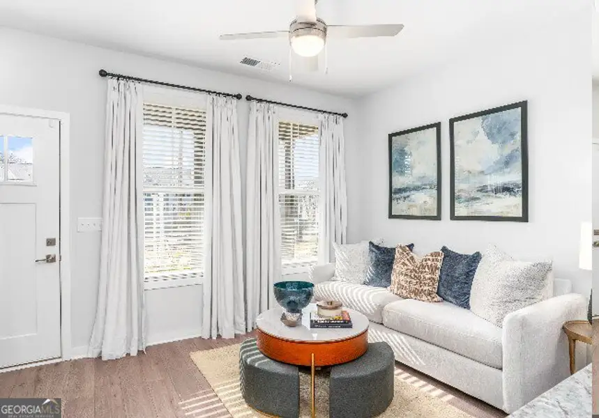 Furnished interior view inside a new home in The Cottages at East Lanier, Fayetteville (Image 4).