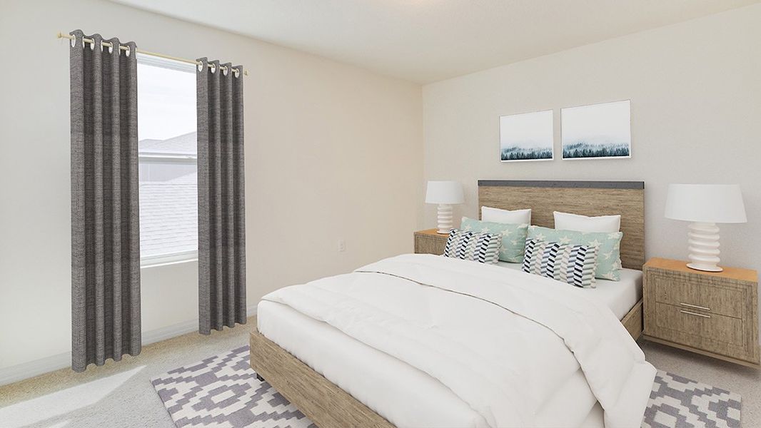 Furnished interior view inside a new home in Angeline, Land O' Lakes (Image 13).