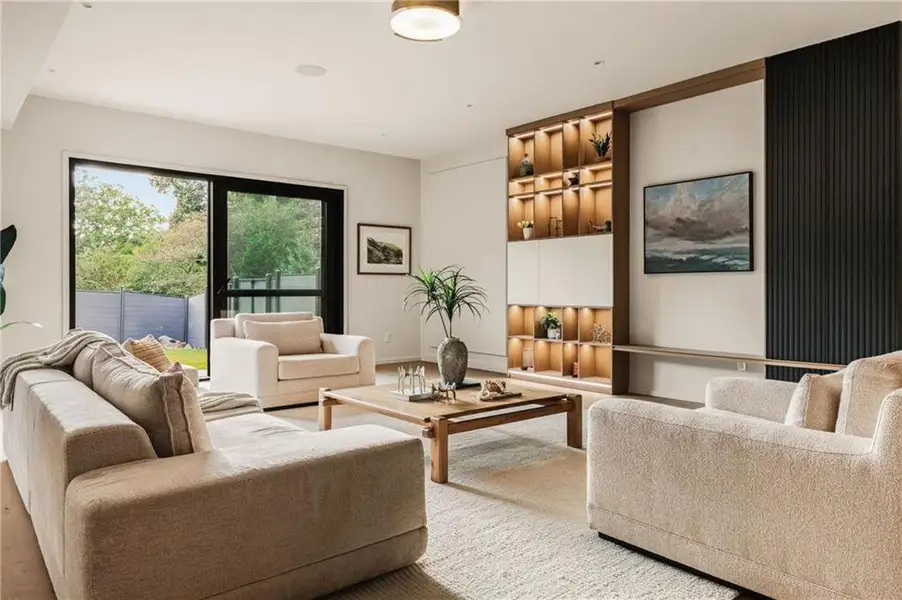 Furnished interior view inside a new home in , Marietta (Image 11).