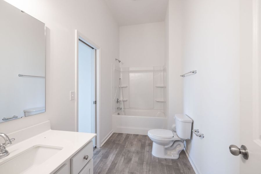 Furnished interior view inside a new home in Grandview, Albemarle (Image 11).
