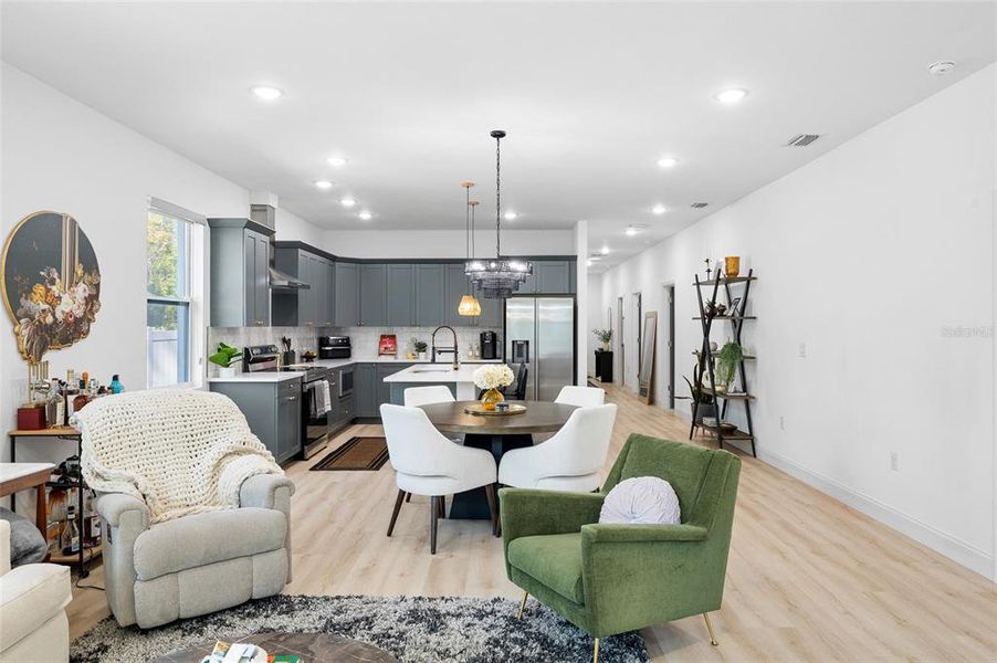 Furnished interior view inside a new home in , Tampa (Image 11). Furnished interior view inside a new home in , Tampa (Image 11).