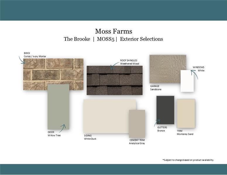 Sample of building materials used in homes in Moss Farm, White House (Image 4). Sample of building materials used in homes in Moss Farm, White House (Image 4).