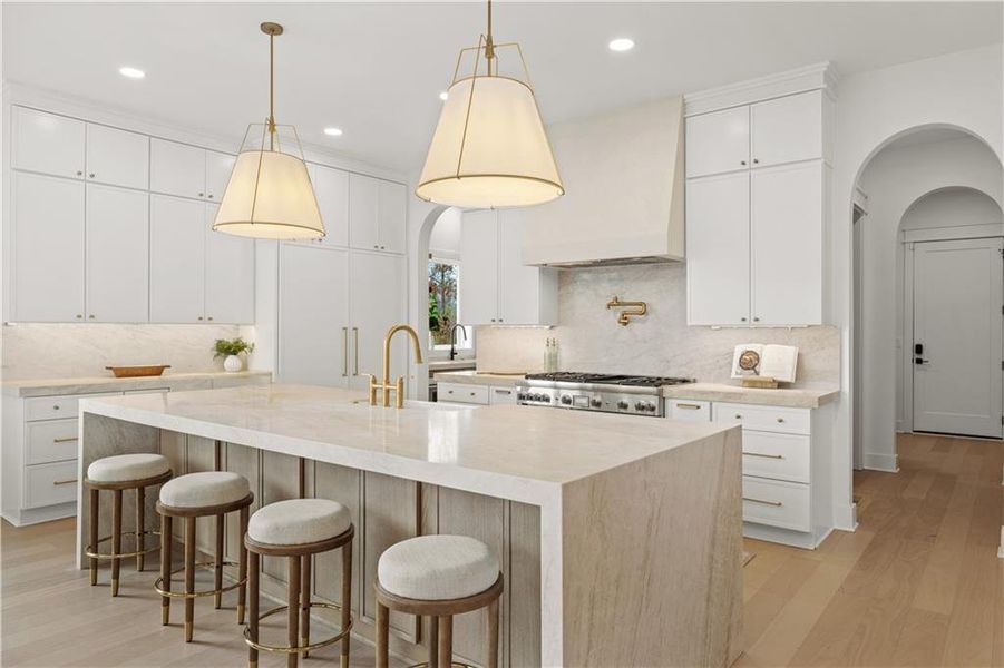 Furnished interior view inside a new home in , Johns Creek (Image 12).