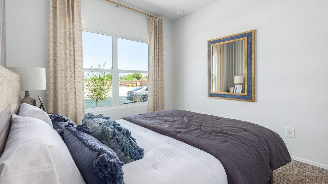 Furnished interior view inside a new home in Saguaro Bloom, Marana (Image 34). Furnished interior view inside a new home in Saguaro Bloom, Marana (Image 34).