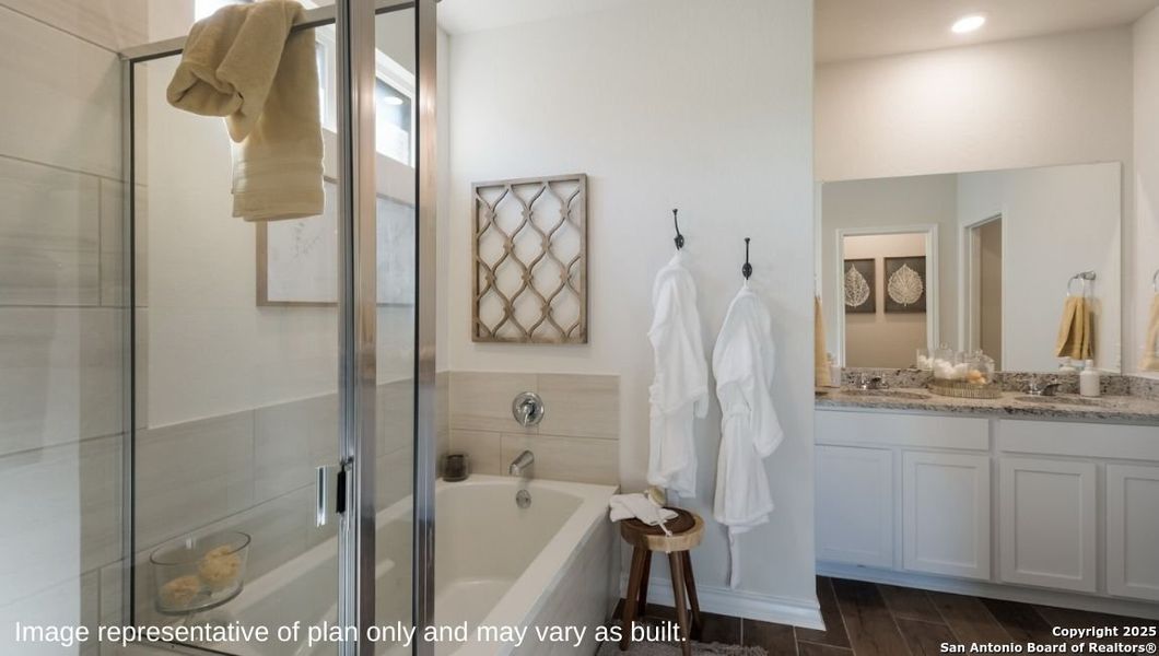 Furnished interior view inside a new home in Brookstone Creek, San Antonio (Image 22). Furnished interior view inside a new home in Brookstone Creek, San Antonio (Image 22).