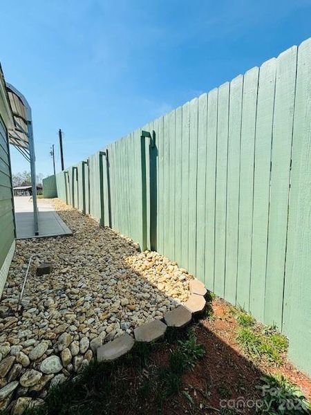 Exterior details and patio area of a home in , Ellenboro (Image 28).