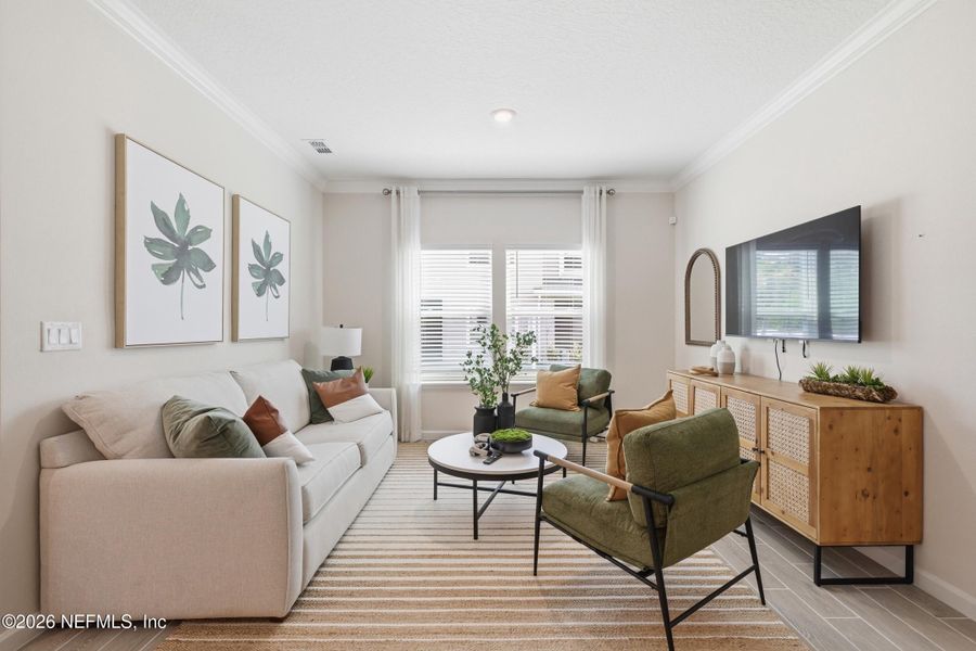 Furnished interior view inside a new home in , Middleburg (Image 12).