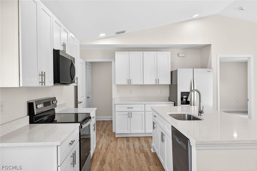 Furnished interior view inside a new home in Cape Coral, Cape Coral (Image 9). Furnished interior view inside a new home in Cape Coral, Cape Coral (Image 9).