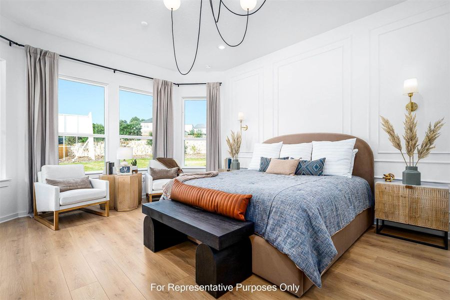 Furnished interior view inside a new home in Estancia West, Manchaca (Image 13).