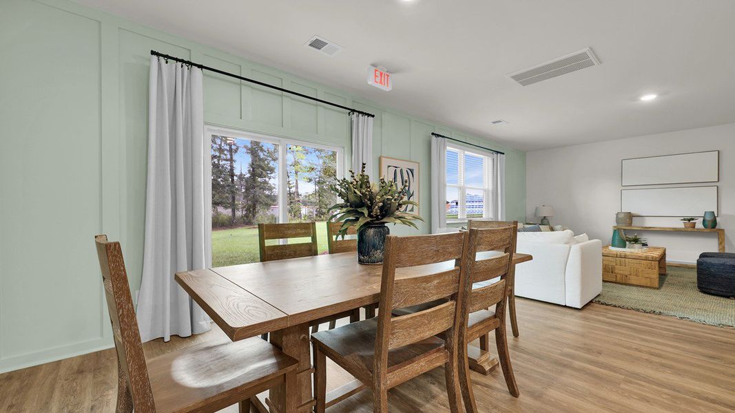 Furnished interior view inside a new home in Carolina Groves, Moncks Corner (Image 18).