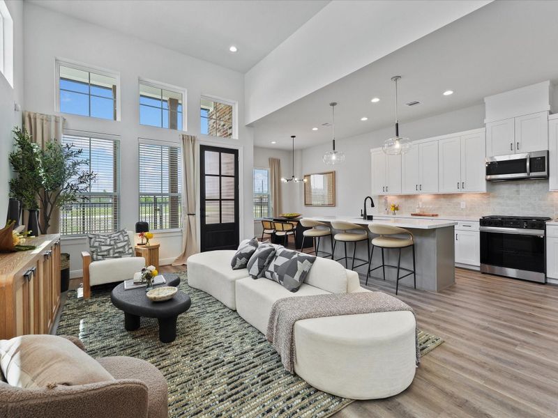 Furnished interior view inside a new home in Uptown District, Houston (Image 13).