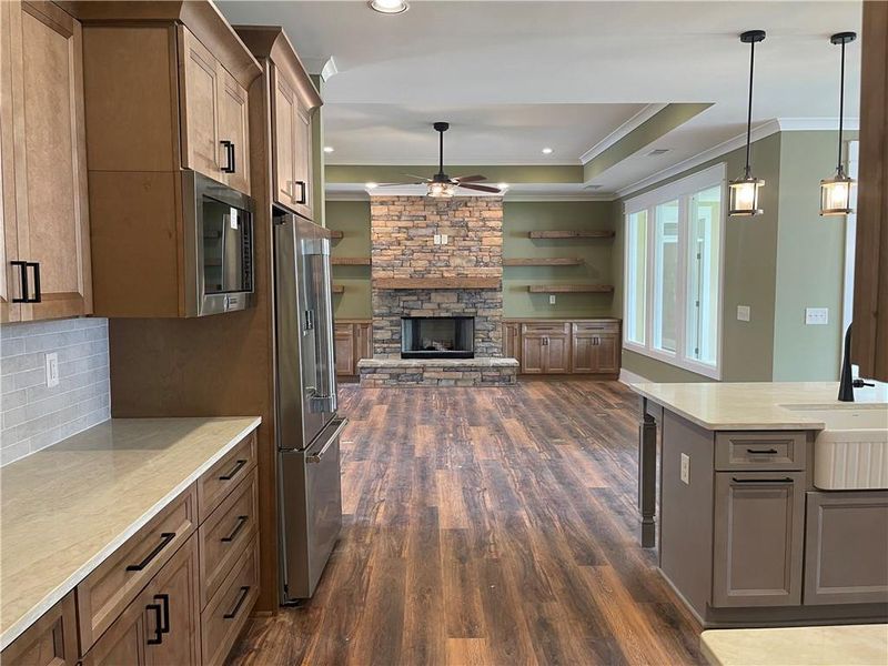 Furnished interior view inside a new home in , Monroe (Image 12).