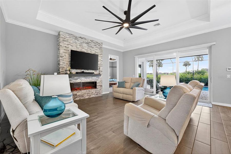 Furnished interior view inside a new home in , Punta Gorda (Image 19).