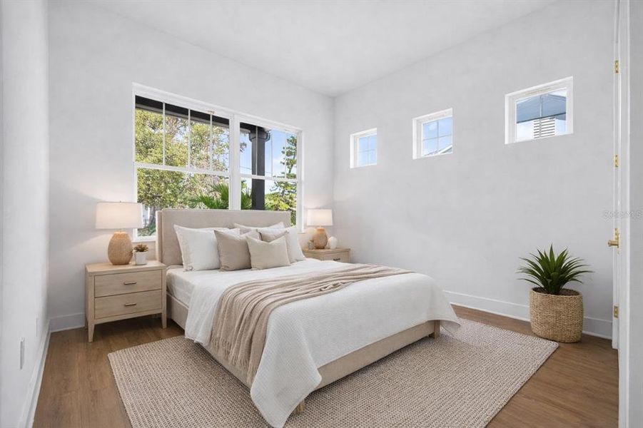 Furnished interior view inside a new home in , St. Petersburg (Image 11).