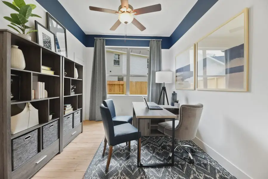 Representative furnished interior of a home built from the Carlisle by Chesmar Homes in Legacy at Lake Dunlap, New Braunfels (Image 11). Representative furnished interior of a home built from the Carlisle by Chesmar Homes in Legacy at Lake Dunlap, New Braunfels (Image 11).