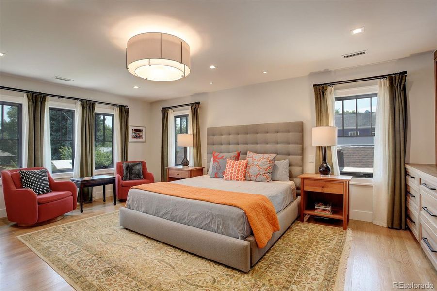 Primary Bedroom with fabulous natural light