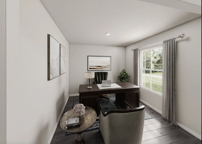 Representative exterior photo of a completed home built from the Navajo by National HomeCorp in Cedar Creek on Maple, Abilene, TX (Image 5).