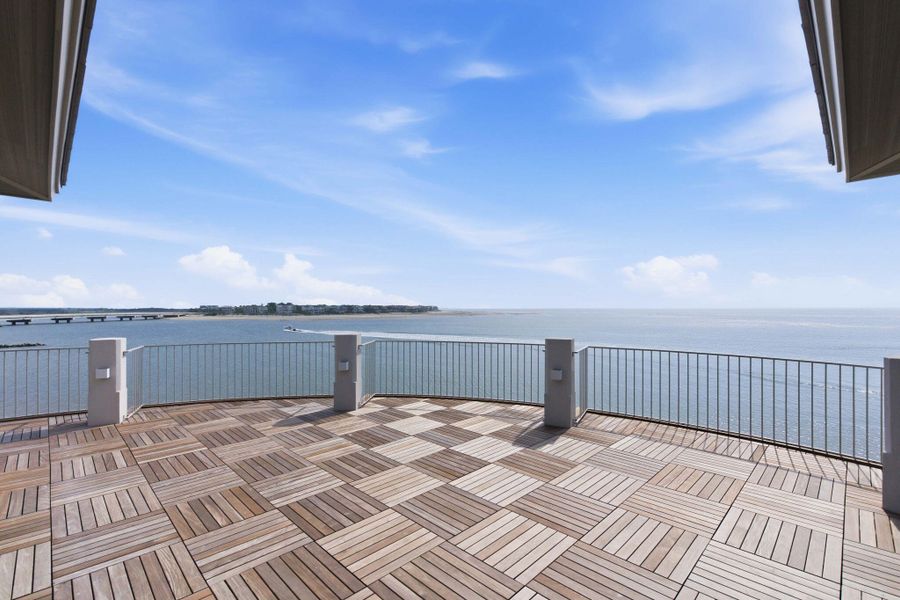 Exterior details and patio area of a home in , Sullivan's Island (Image 4).