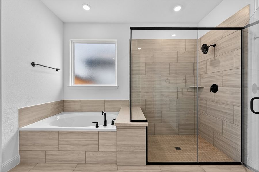 Furnished interior view inside a new home in South Oak, Lakewood Village (Image 8).