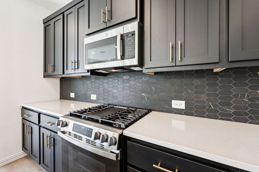 Kitchen featuring the Noir Collection