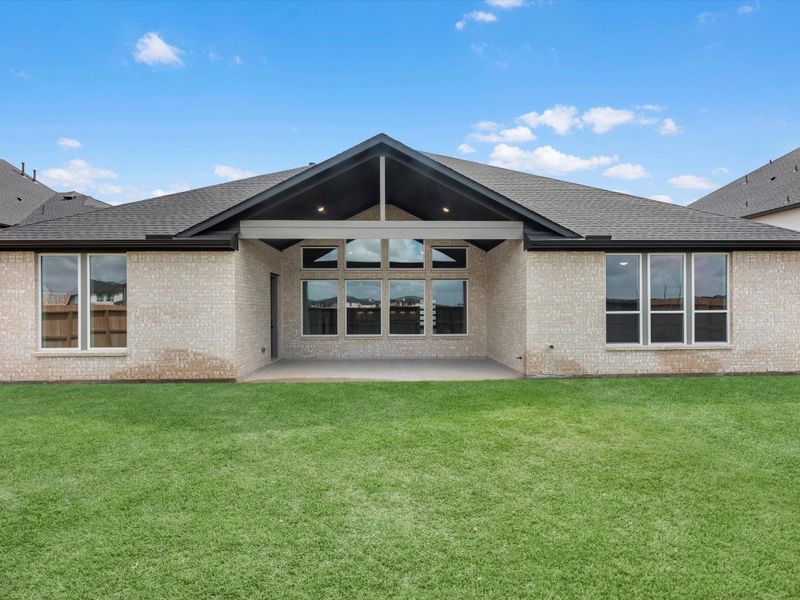 Exterior details and patio area of a home in Harvest Green, Richmond (Image 3).